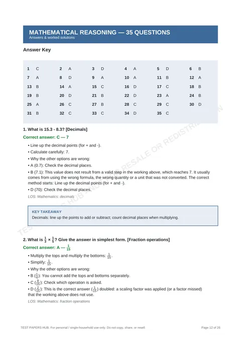 Solutions preview