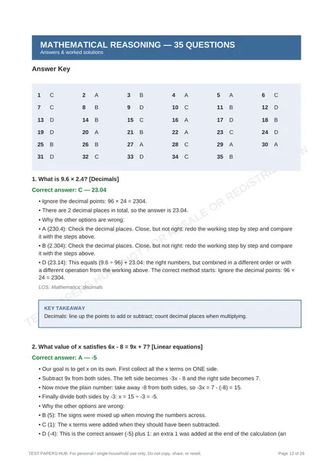 Solutions preview