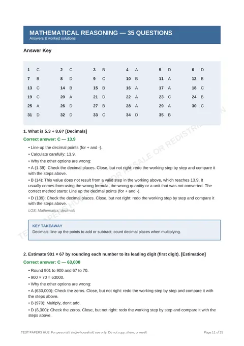 Solutions preview