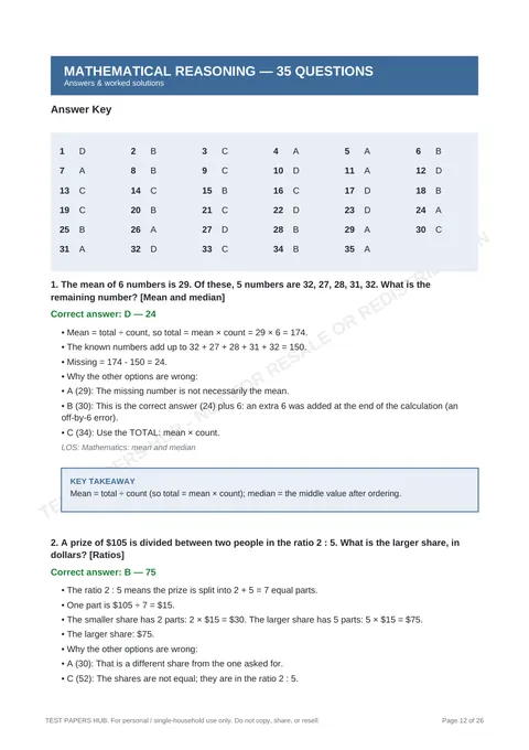 Solutions preview