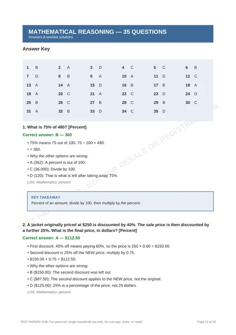 Solutions preview