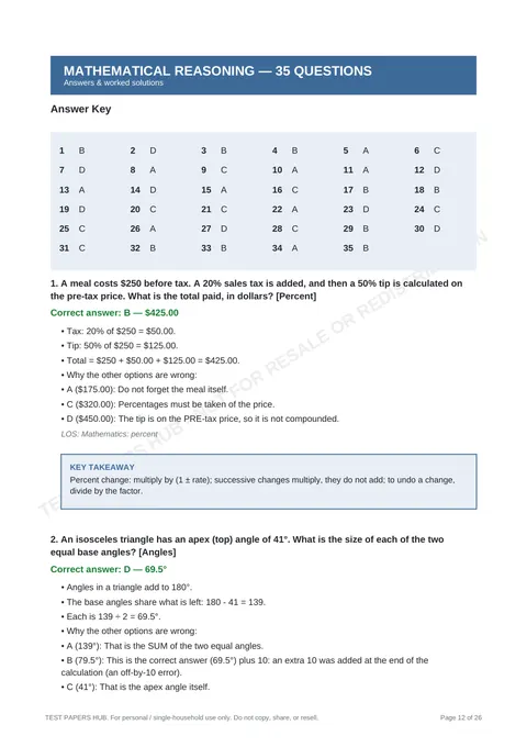 Solutions preview