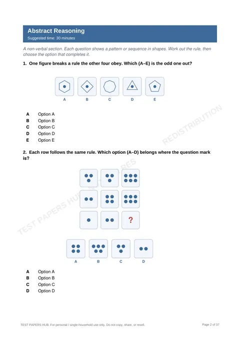 Questions preview