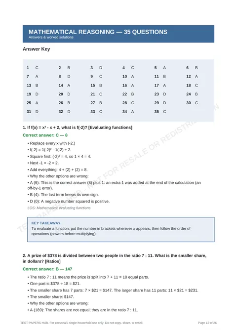 Solutions preview