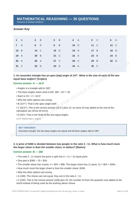 Solutions preview