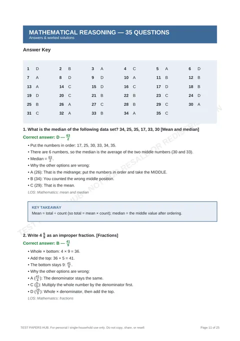 Solutions preview