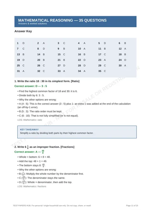 Solutions preview