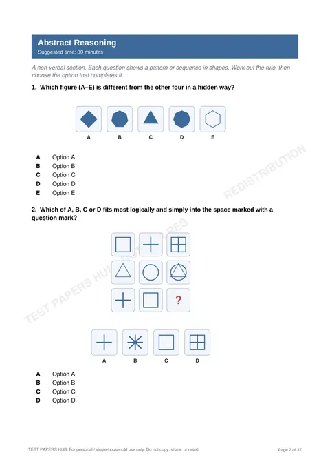 Questions preview