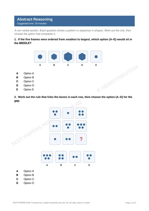 Questions preview