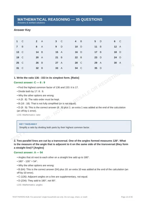 Solutions preview