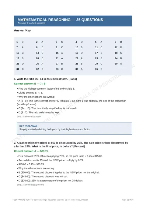Solutions preview
