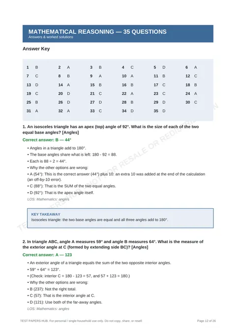 Solutions preview