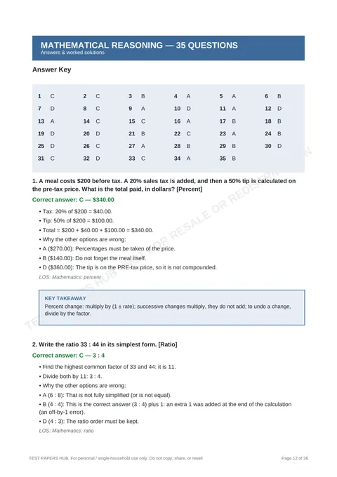 Solutions preview