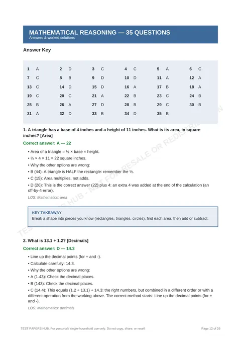 Solutions preview