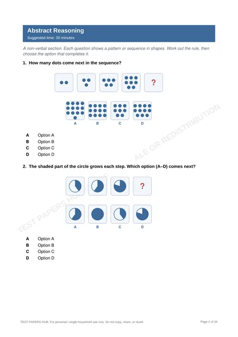 Questions preview