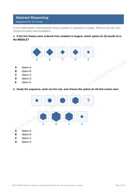 Questions preview