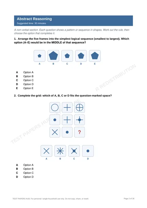 Questions preview