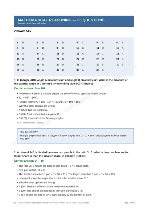 Solutions preview