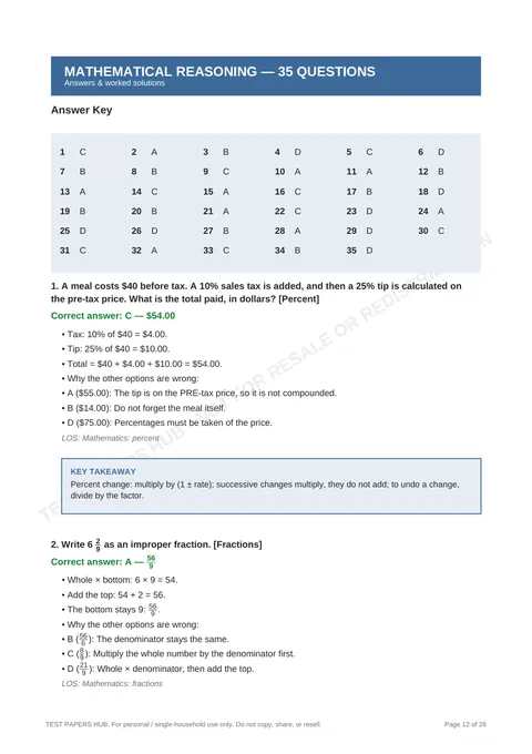 Solutions preview