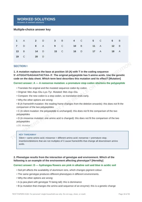 Solutions preview