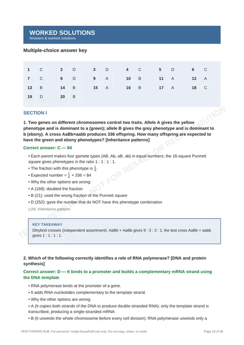 Solutions preview
