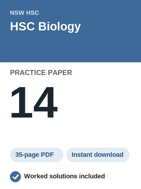 HSC Biology Practice Paper 14