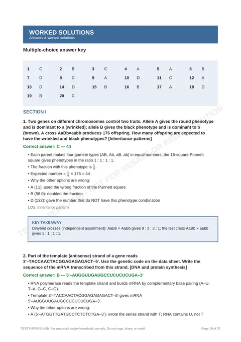 Solutions preview