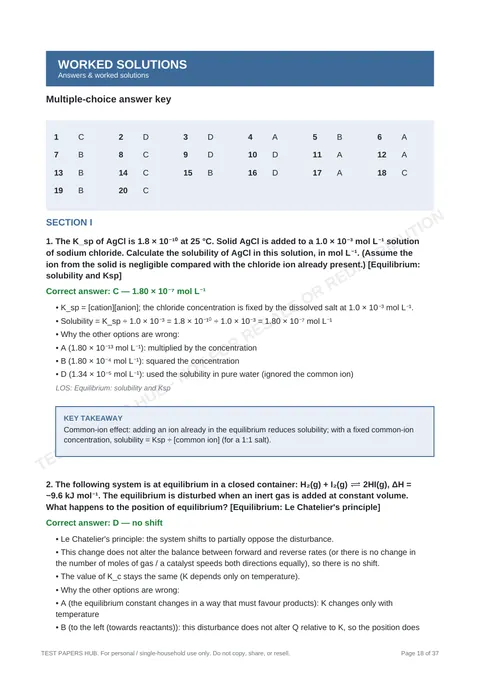 Solutions preview