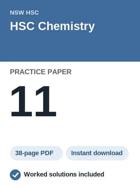 HSC Chemistry Practice Paper 11
