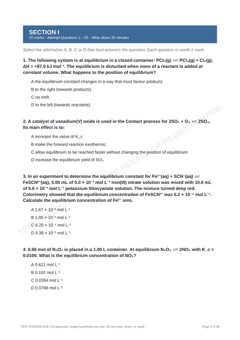 Questions preview