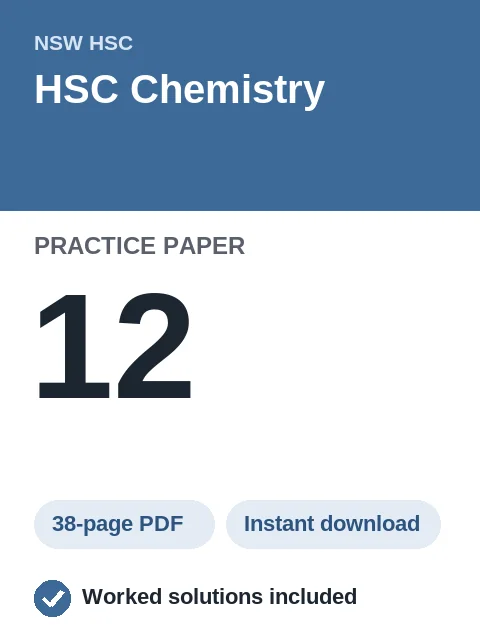 HSC Chemistry Practice Paper 12
