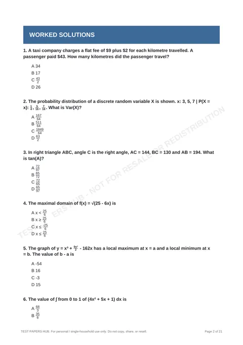 Questions preview