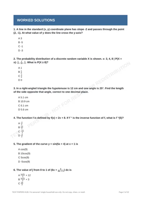 Questions preview
