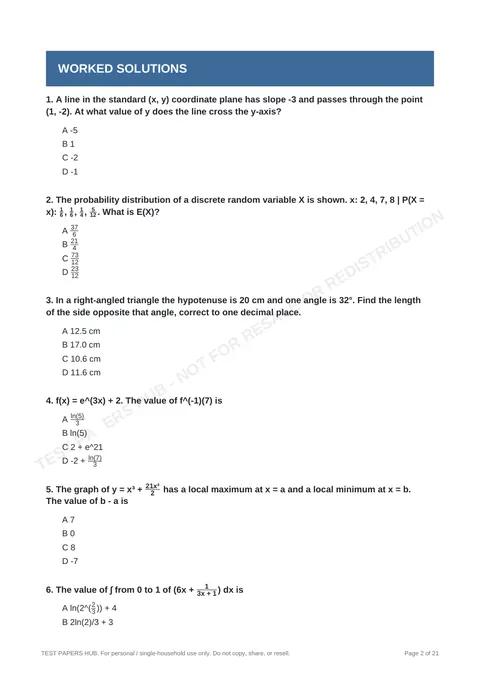 Questions preview