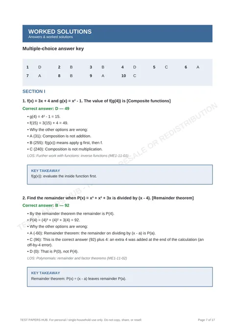 Solutions preview