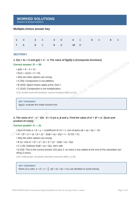 Solutions preview