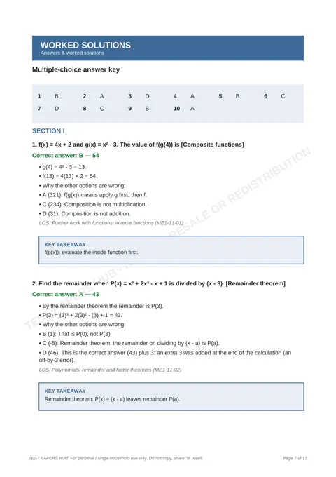Solutions preview