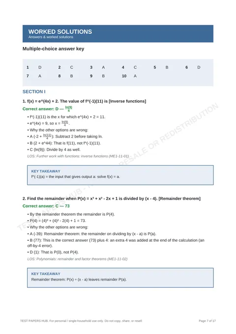 Solutions preview