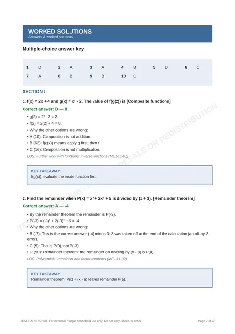 Solutions preview