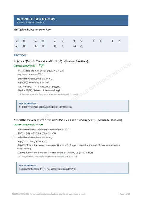 Solutions preview