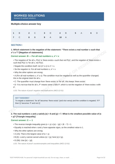 Solutions preview