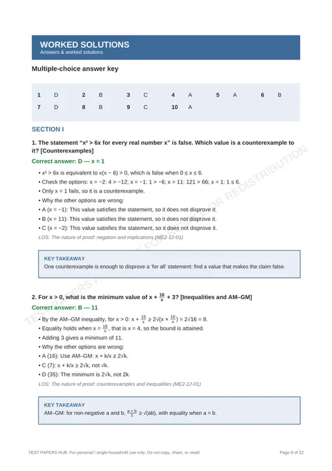 Solutions preview