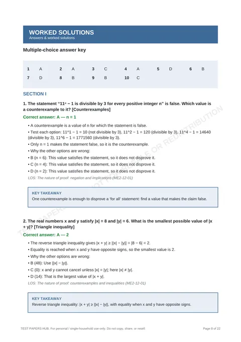 Solutions preview