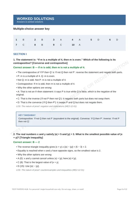 Solutions preview
