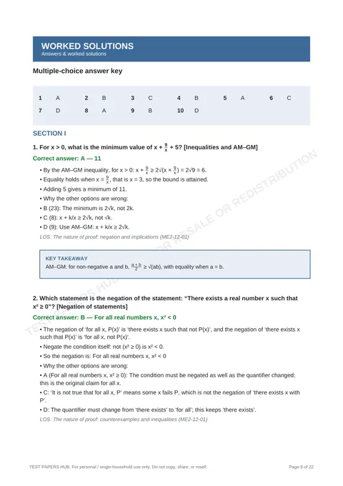 Solutions preview