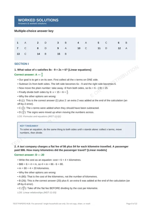Solutions preview