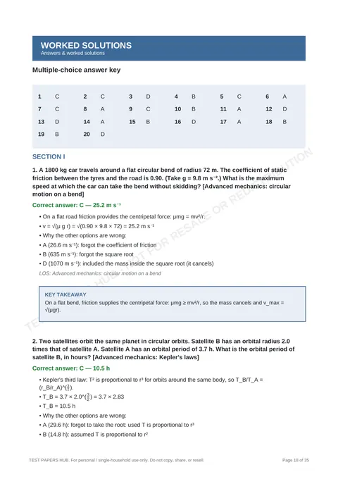 Solutions preview