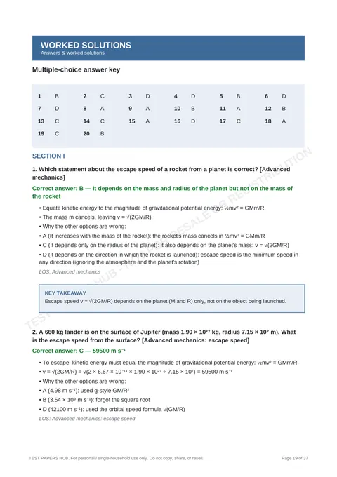 Solutions preview