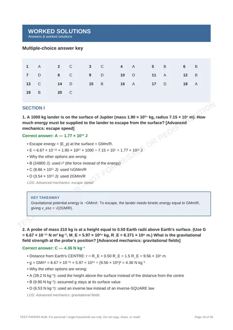 Solutions preview