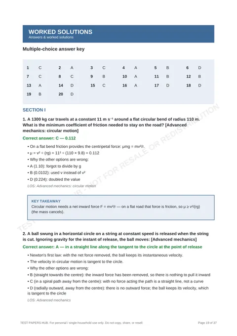 Solutions preview